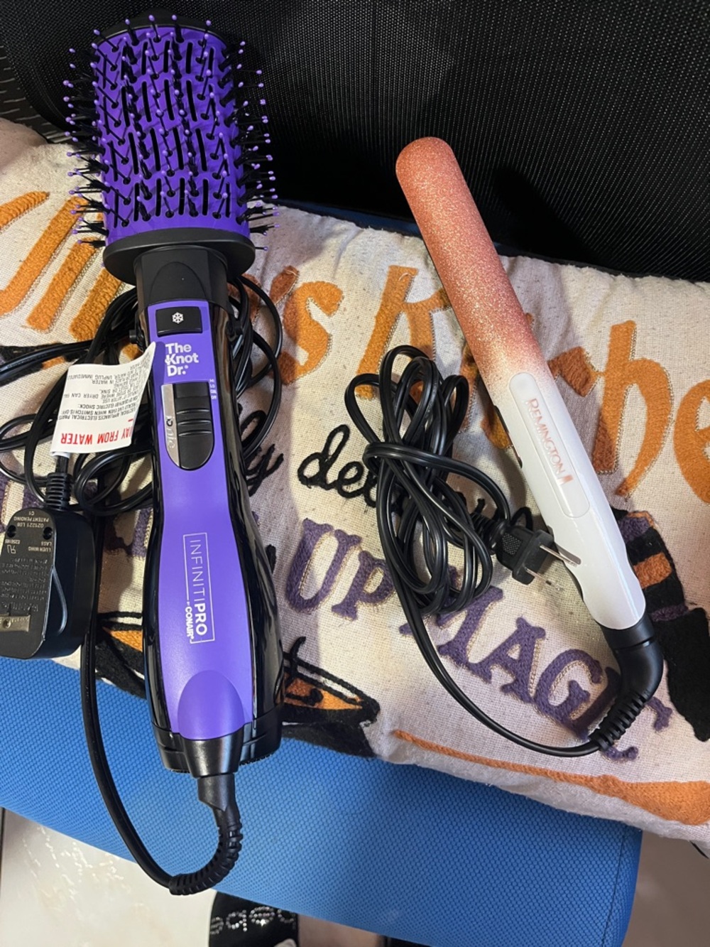 Infiniti Pro The Knot Dr. Purple Hair Styling Brush